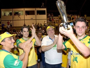 Foto:  Jogadores da Seleção Brasileira de Futsal Foto: Ademir dos Anjos/Secom/2012