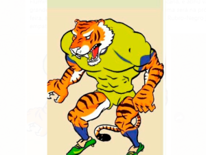 Mascote do Interporto (Tigre) - Roger Designer/Divulgação